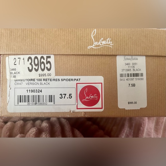 CHRISTIAN LOUBOUTIN - Directoire 100 Rete / Res Spider / Pat -GOOD CONDITION - Picture 6 of 7